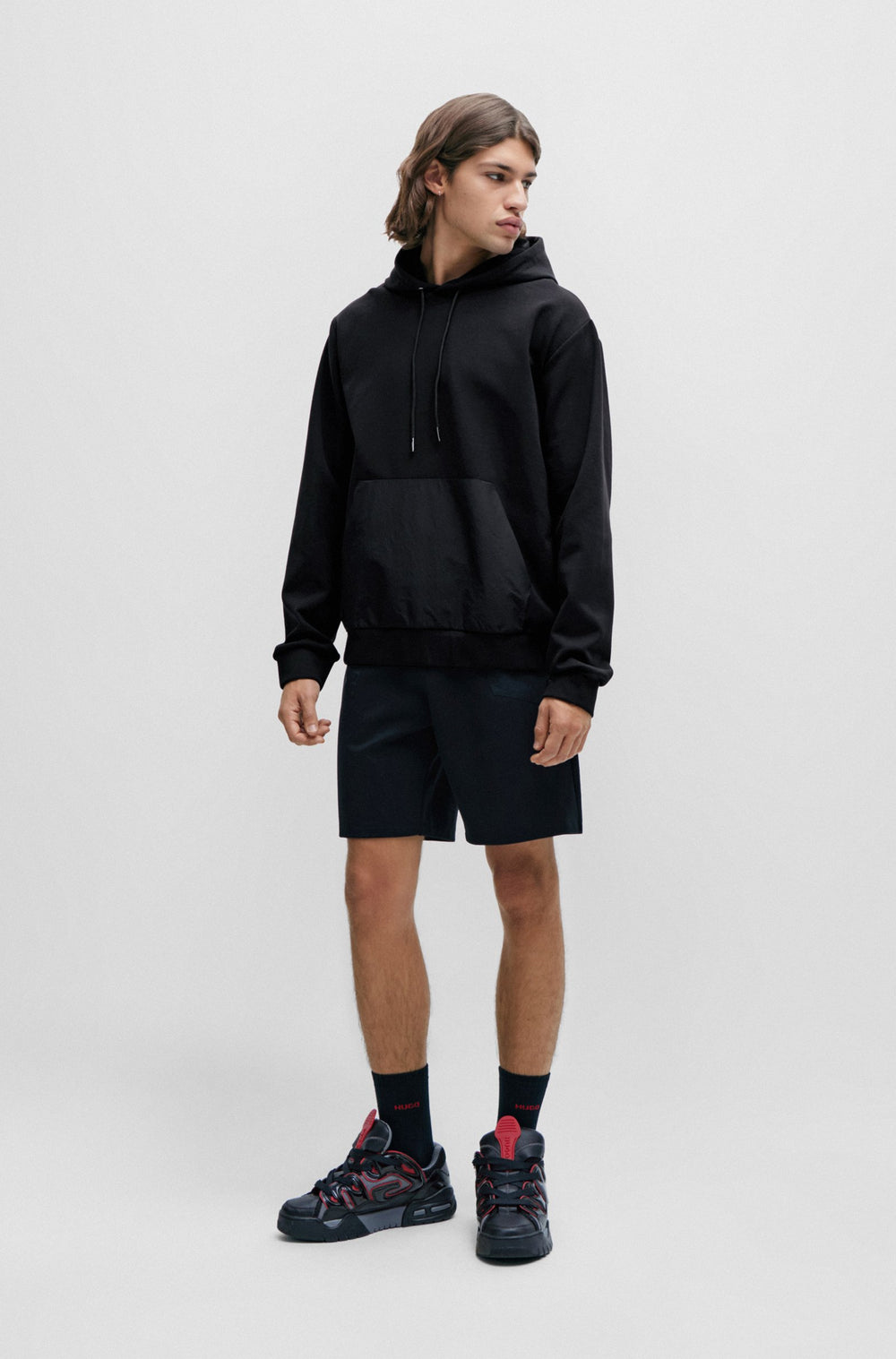 HUGO Hoodies Relaxed Fit - DAULS 50504865- Concorde Fashion#color_black-001