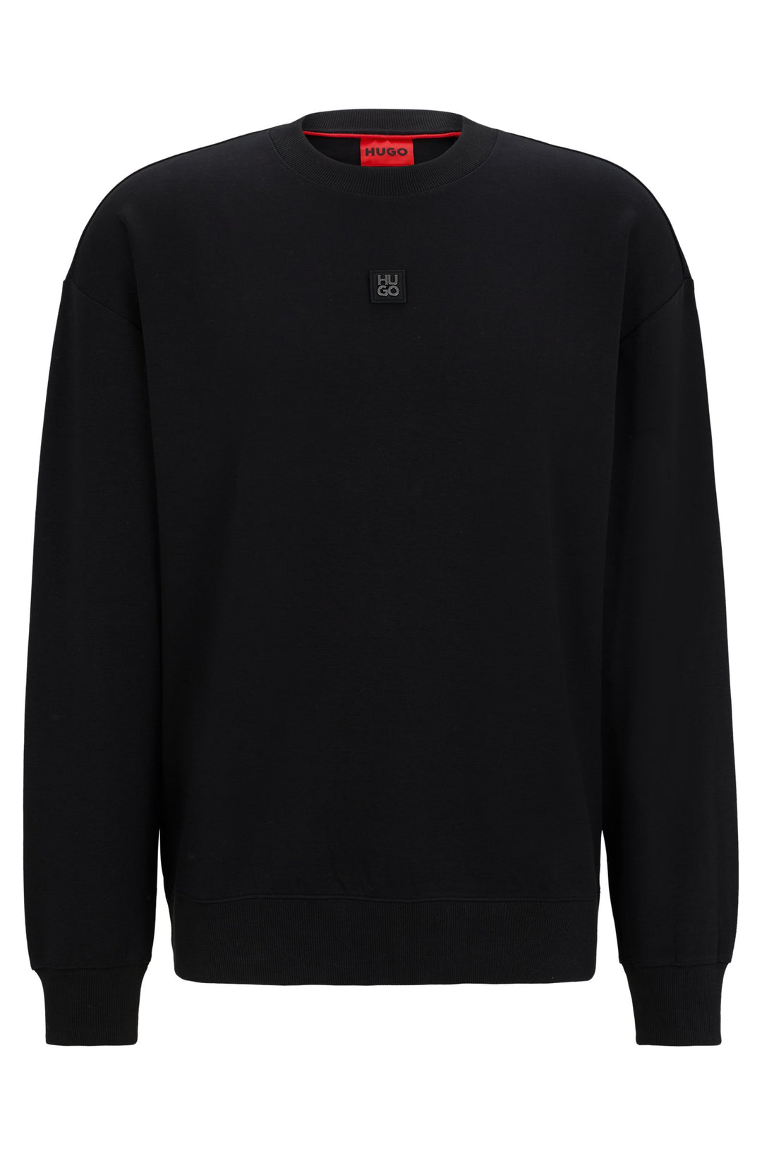 HUGO Sweatshirts Relaxed Fit in Cotton Mix - DETTIL 10254770 01-50509270- Concorde Fashion#color_black-001