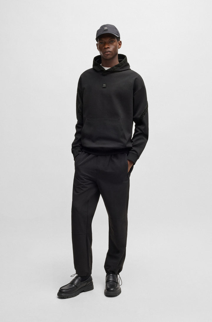 HUGO Hoodies Relaxed Fit in Cotton Mix - DAGARITO 10254770 01-50521429- Concorde Fashion#color_black-001