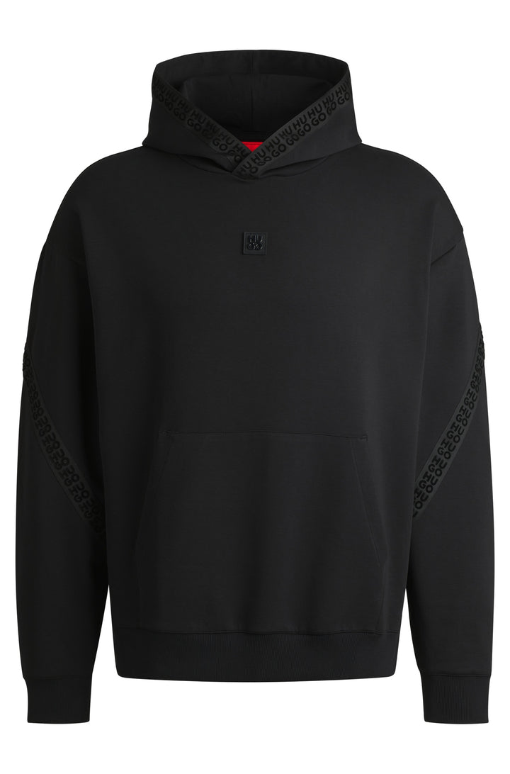 HUGO Hoodies Relaxed Fit in Cotton Mix - DAGARITO 10254770 01-50521429- Concorde Fashion#color_black-001