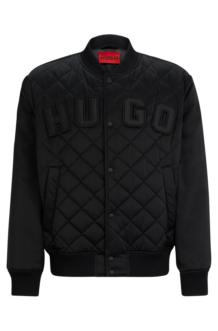 HUGO Regular Fit Casual Jackets in Polyester - BORU2411 10254831 01-50505403- Concorde Fashion#color_black-001