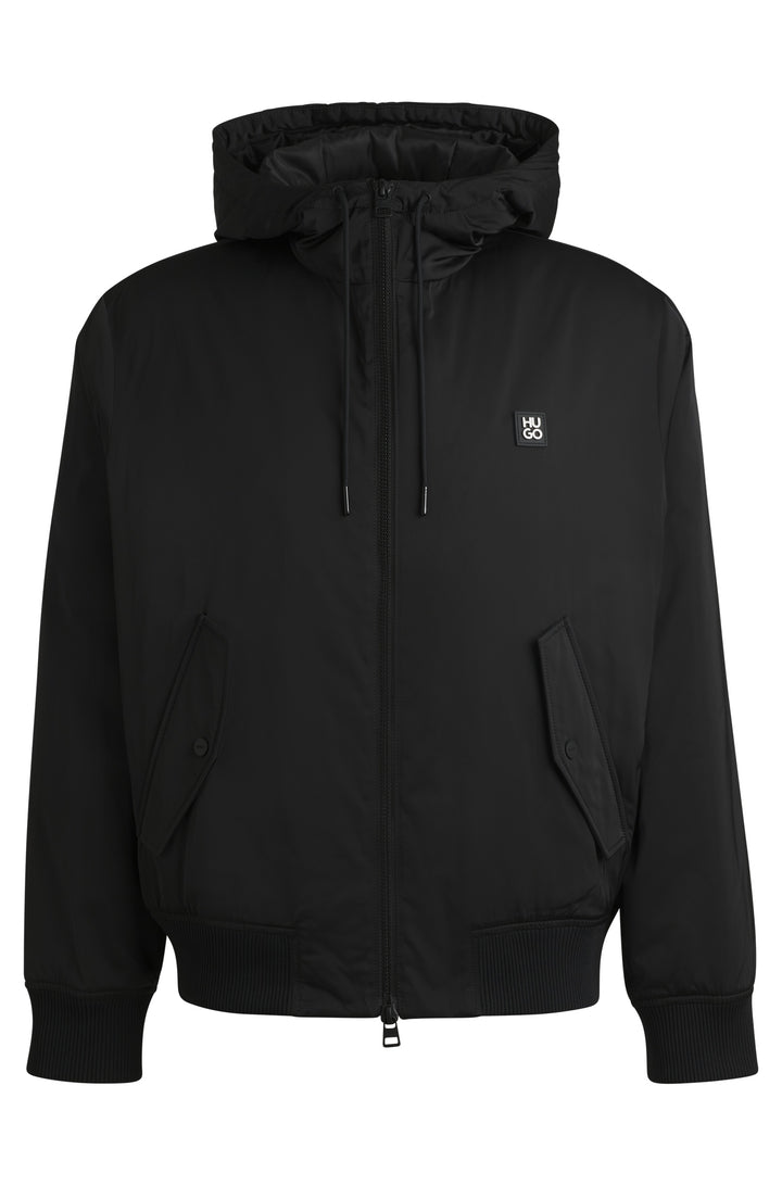 HUGO Casual Jackets Regular Fit in Polyester - BERNANDO2441 10254831 01-50524093- Concorde Fashion#color_black-001