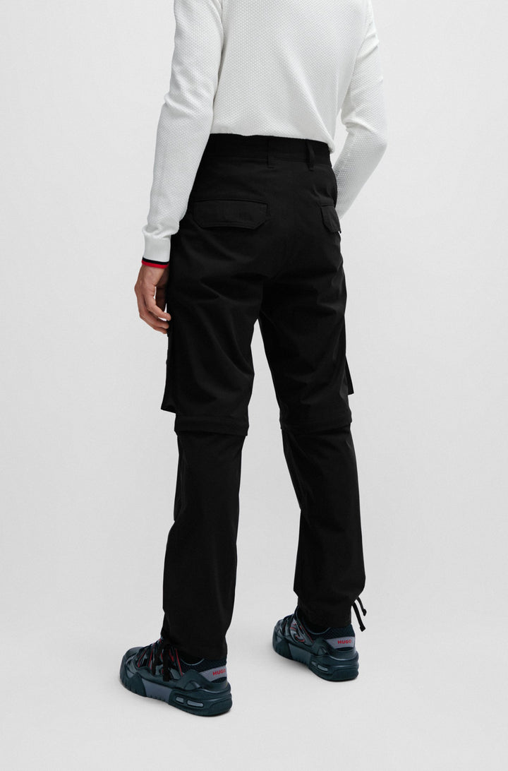 HUGO Regular Fit Trousers in Polyester - GERMO241 10255044 01-50505853- Concorde Fashion#color_black-001