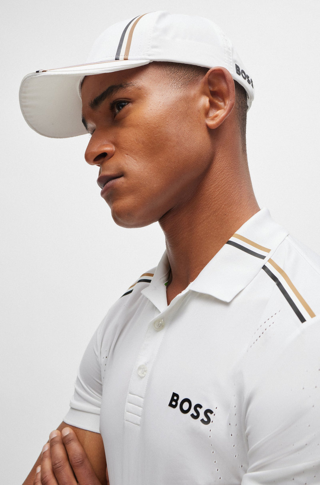 BOSS  Hats in Polyester - AO24_BERRETTINI 10255060 01-50508983- Concorde Fashion#color_white-100