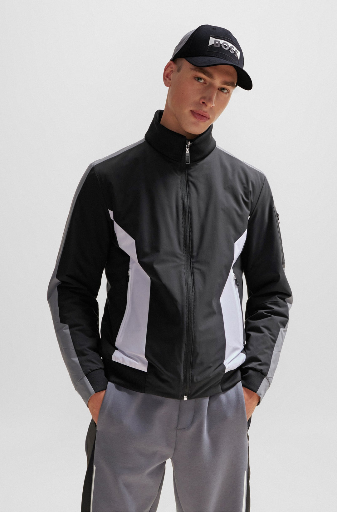 BOSS  Hats in Cotton - CAP-DEEP-CUTS-CAPSUL 10255070 01-50505837- Concorde Fashion#color_black-001