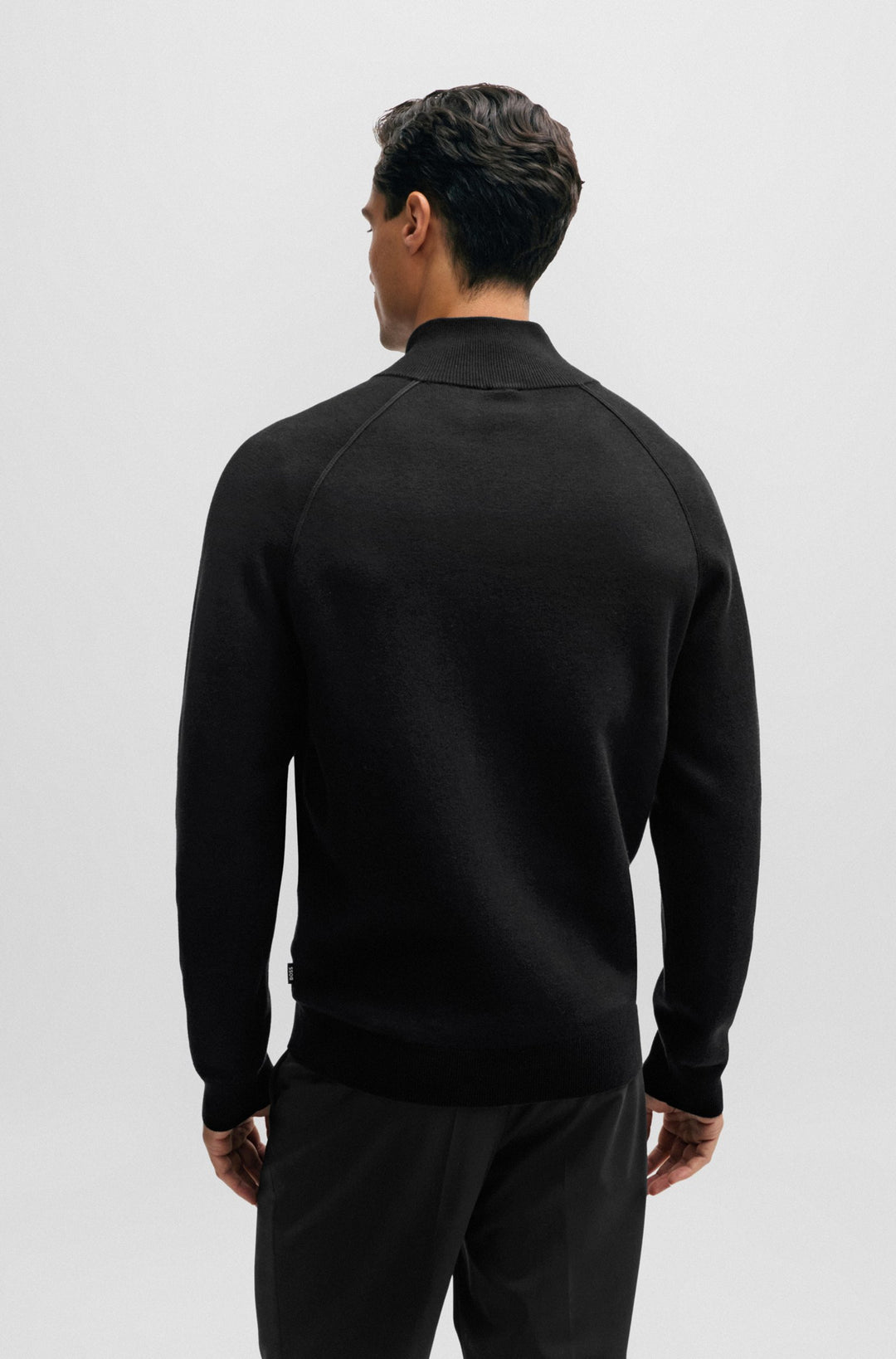 BOSS Regular Fit Casual Jackets in Cotton Mix - PERRONE 10255183 01-50506044- Concorde Fashion#color_black-001