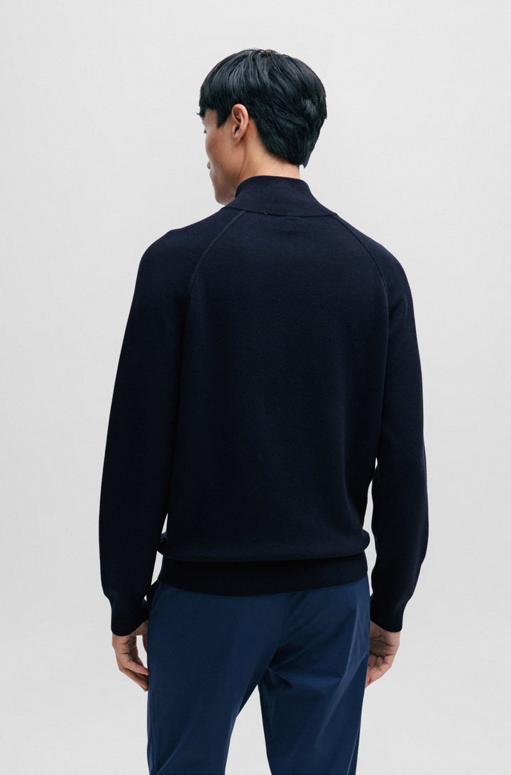 BOSS Regular Fit Casual Jackets in Cotton Mix - PERRONE 10255183 01-50506044- Concorde Fashion#color_navy-404