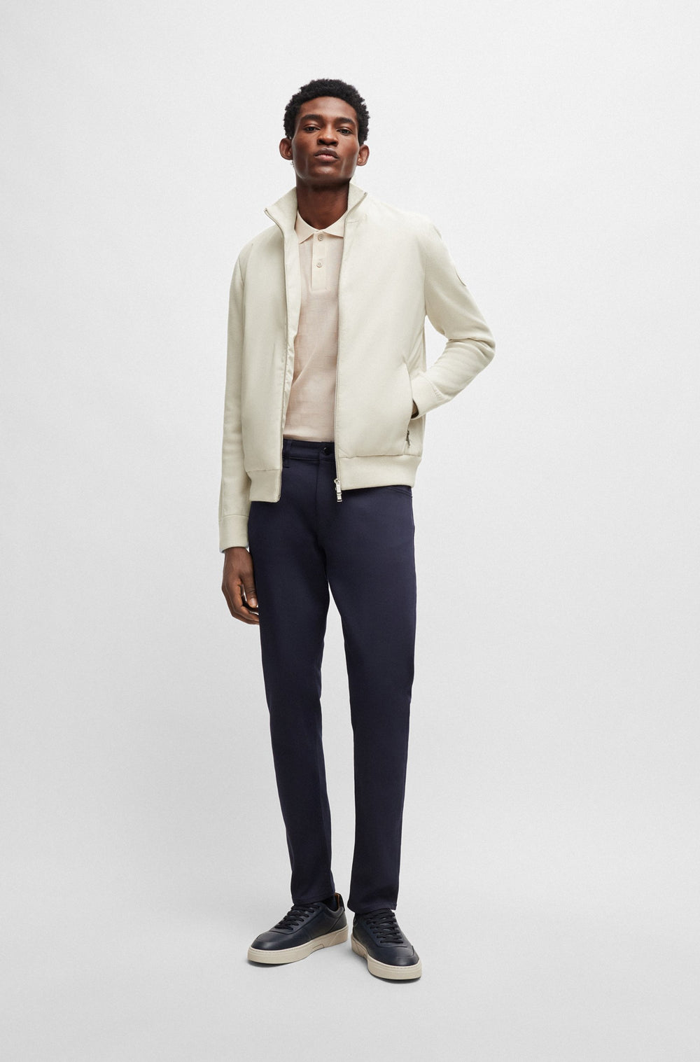 BOSS Regular Fit Casual Jackets in Wool - PAPILLON_PS 10255192 01-50506028- Concorde Fashion#color_white-131