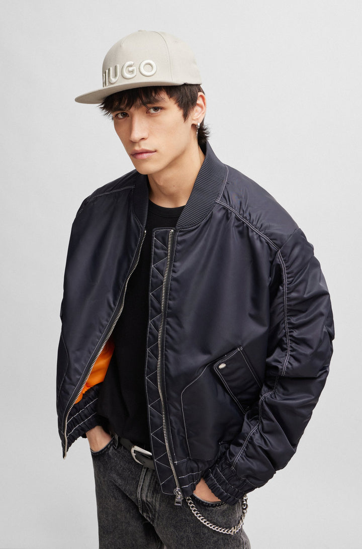 HUGO RED  Hats in Cotton Mix - JAGO 10255196 01-50510116- Concorde Fashion#color_grey-055