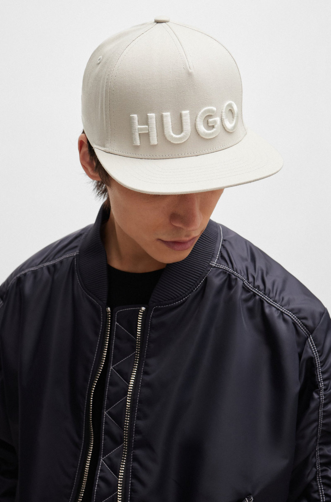 HUGO RED  Hats in Cotton Mix - JAGO 10255196 01-50510116- Concorde Fashion#color_grey-055