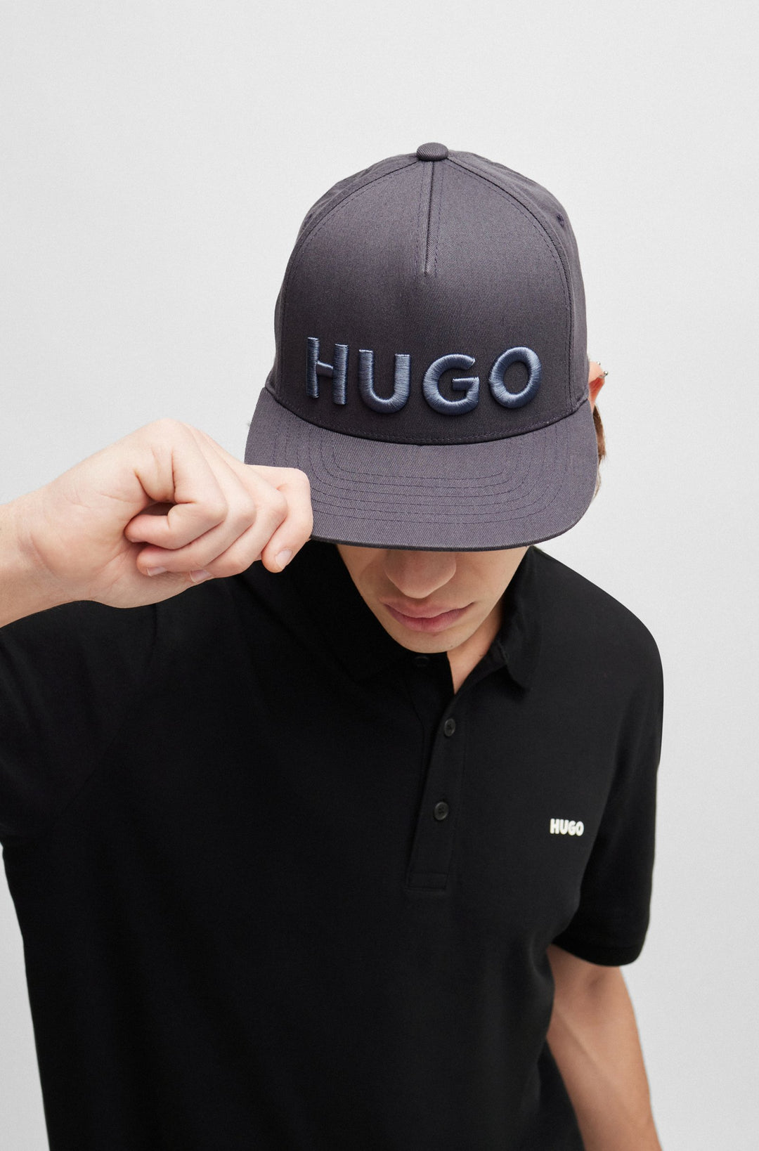 HUGO RED  Hats in Cotton Mix - JAGO 10255196 01-50510116- Concorde Fashion#color_blue-462