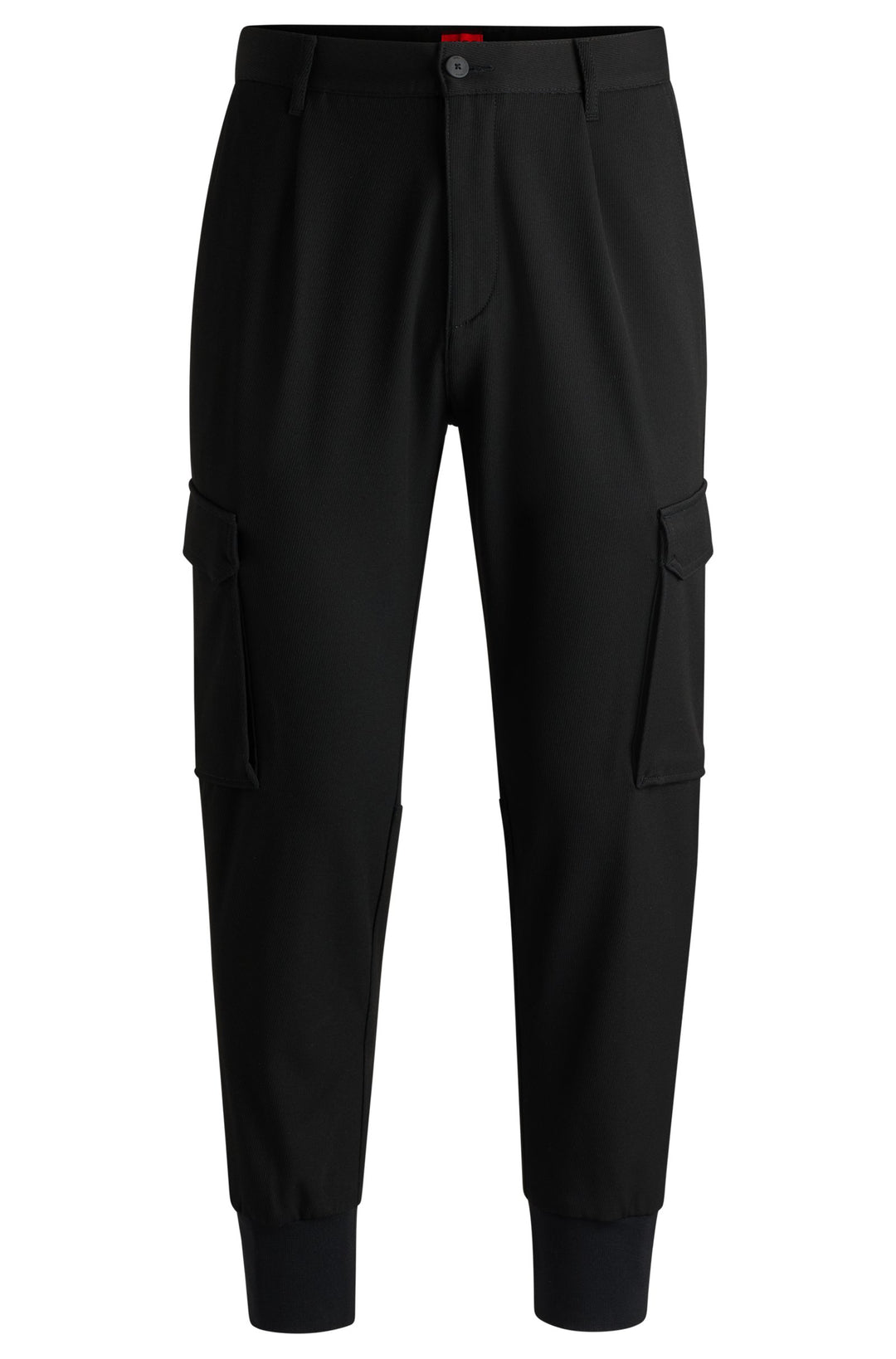 HUGO Trousers Tapered Fit in Polyester Mix - GLAVIN241 10255821 01-50505856- Concorde Fashion#color_black-001