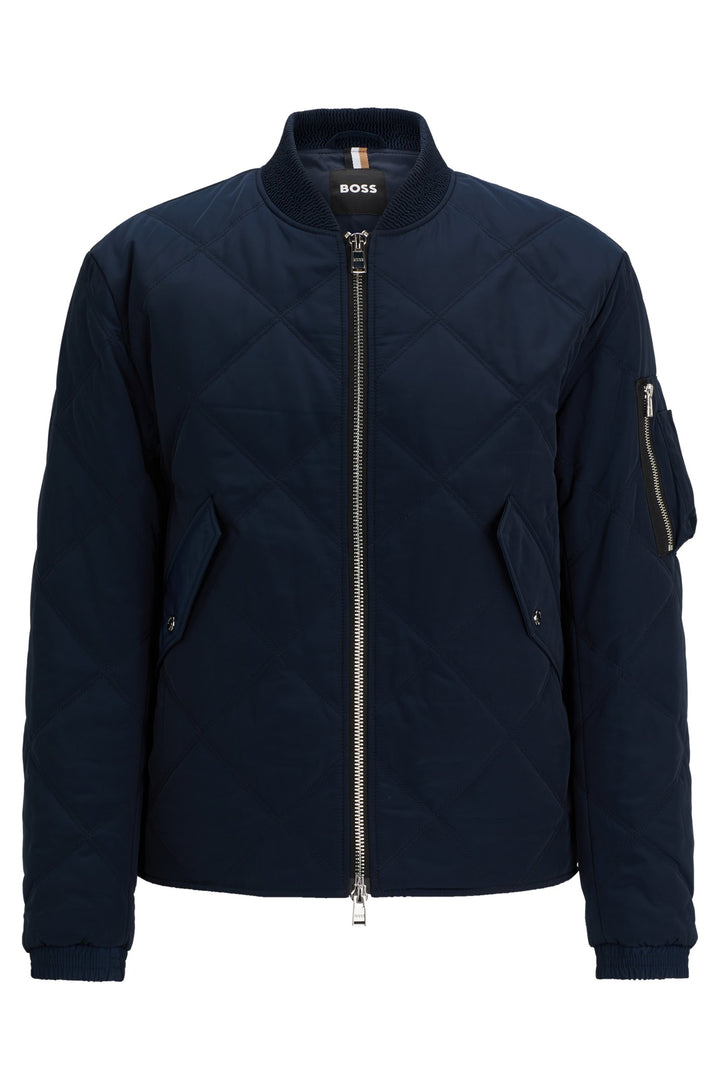 BOSS Regular Fit Casual Jackets in Polyester - CARAMO 10255837 01-50505111- Concorde Fashion#color_navy-404