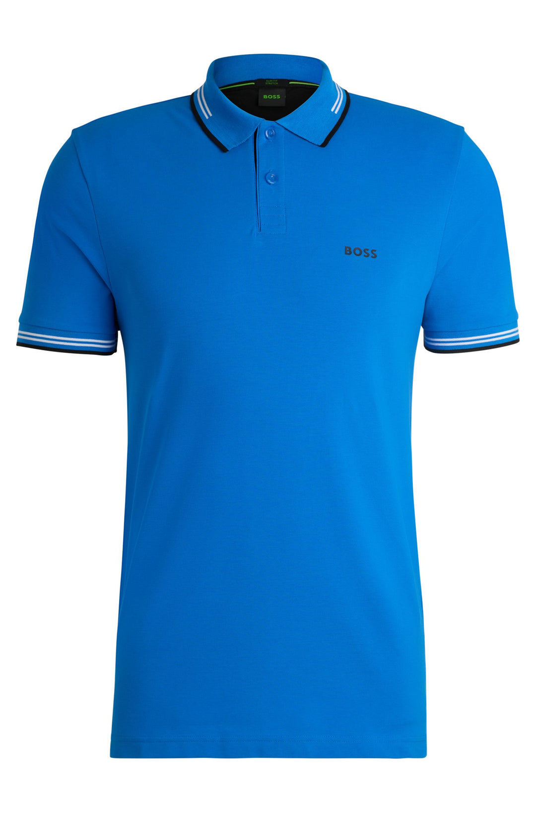 BOSS Polos Slim Fit in Cotton Mix - PAUL 10255848 01-50506193- Concorde Fashion#color_blue-461