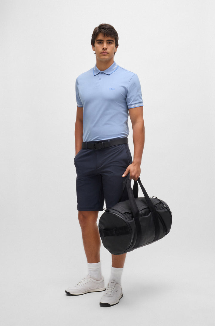 BOSS Polos Slim Fit in Cotton Mix - PAUL 10255848 01-50506193- Concorde Fashion#color_blue-498