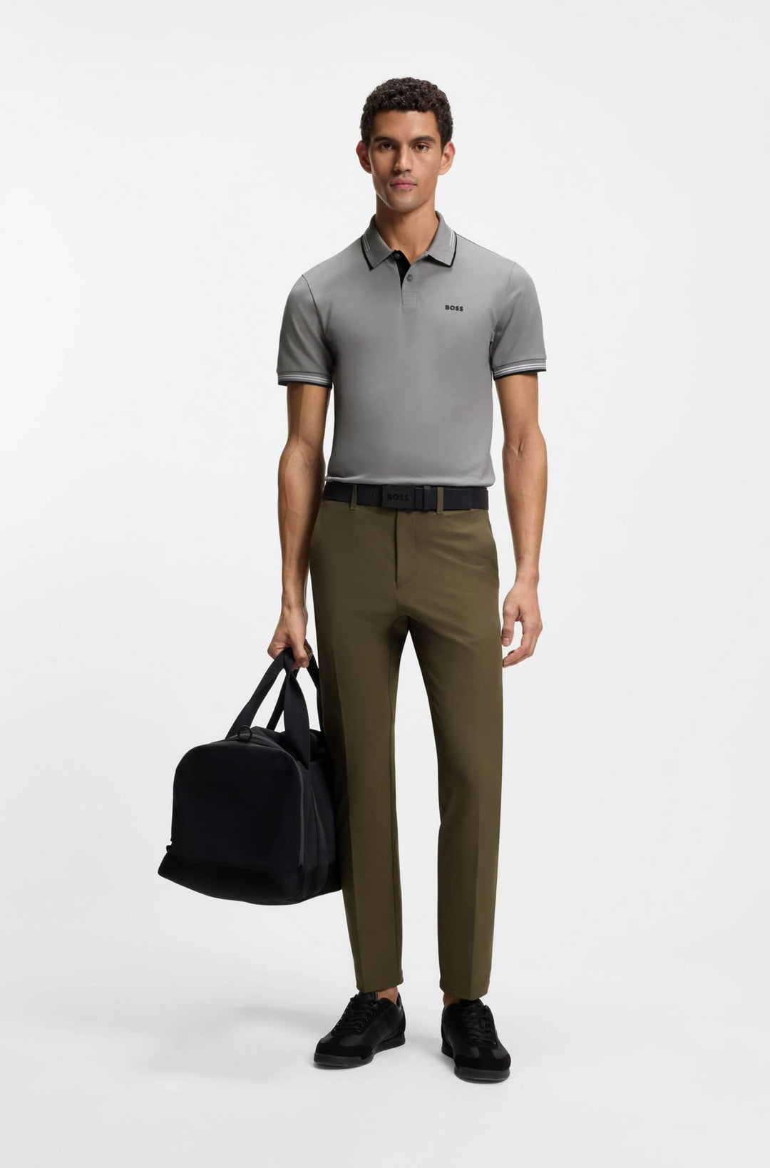 BOSS Polos Slim Fit - PAUL 50506193Concorde Fashion#color_grey-063