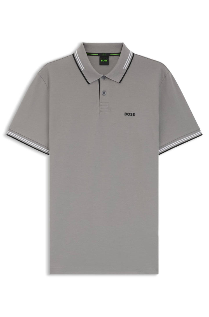 BOSS Polos Slim Fit - PAUL 50506193Concorde Fashion#color_grey-063
