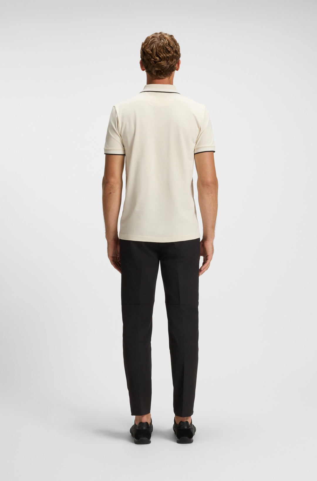 BOSS Polos Slim Fit in Cotton Mix - PAUL 10255848 01-50506193- Concorde Fashion#color_white-131