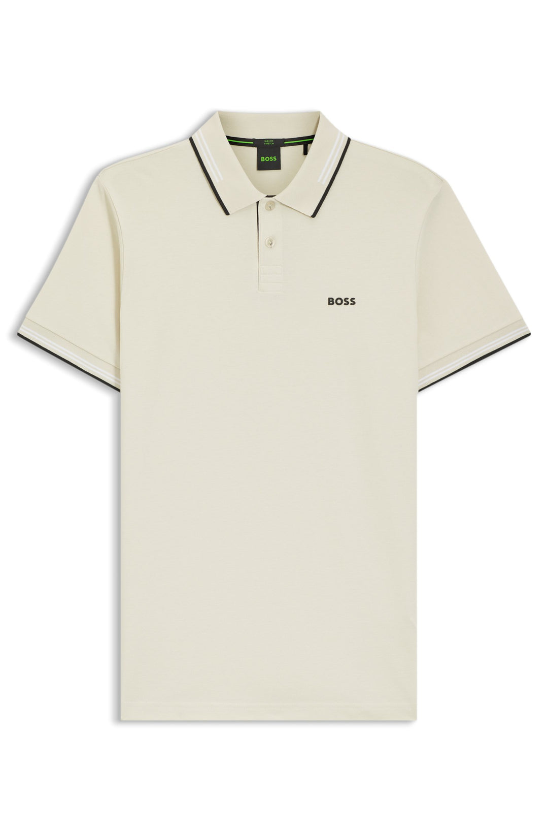 BOSS Polos Slim Fit in Cotton Mix - PAUL 10255848 01-50506193- Concorde Fashion#color_white-131