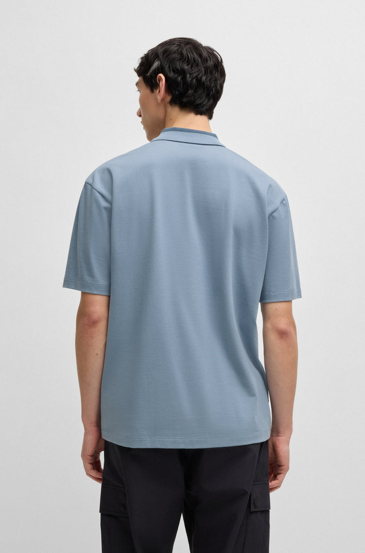HUGO Polos Relaxed Fit - DODAC_RB 50542748- Concorde Fashion#color_blue-428