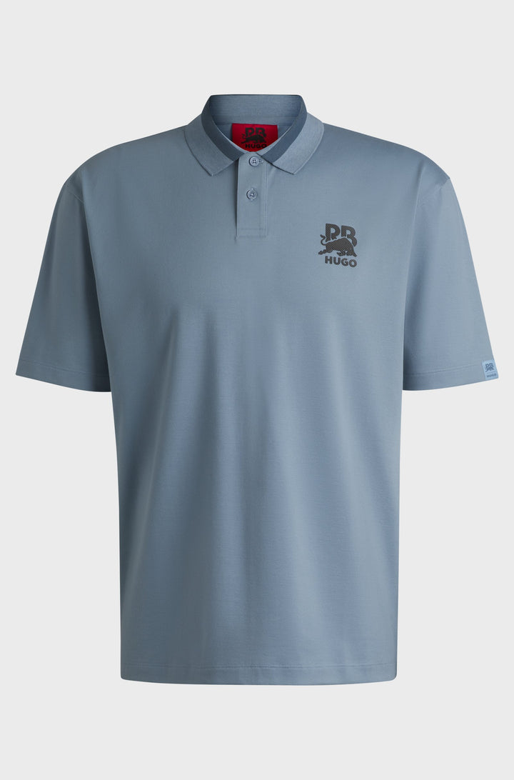 HUGO Polos Relaxed Fit - DODAC_RB 50542748- Concorde Fashion#color_blue-428