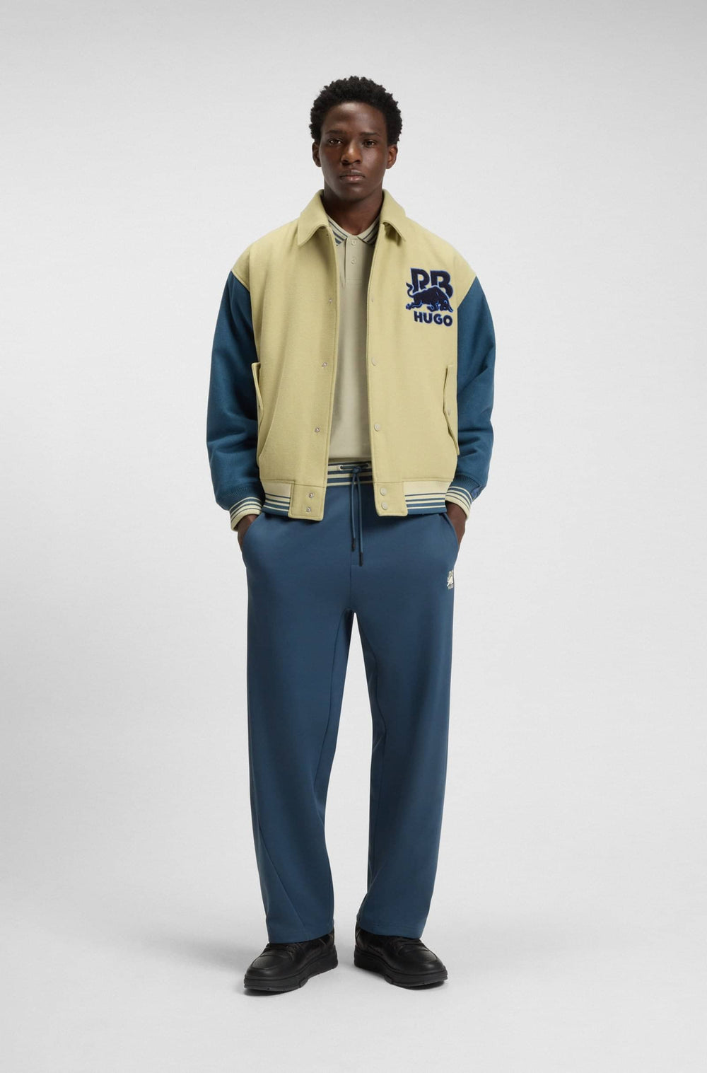 HUGO Polos Relaxed Fit - DIZGI_RB 50549298- Concorde Fashion#color_beige-270