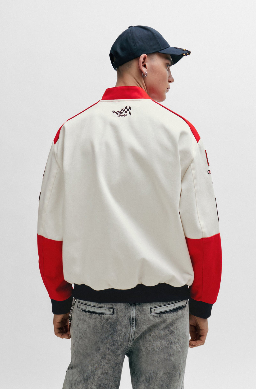 HUGO Regular Fit Casual Jackets in Cotton - BARK2411 10255862 01-50505424- Concorde Fashion#color_pink-693