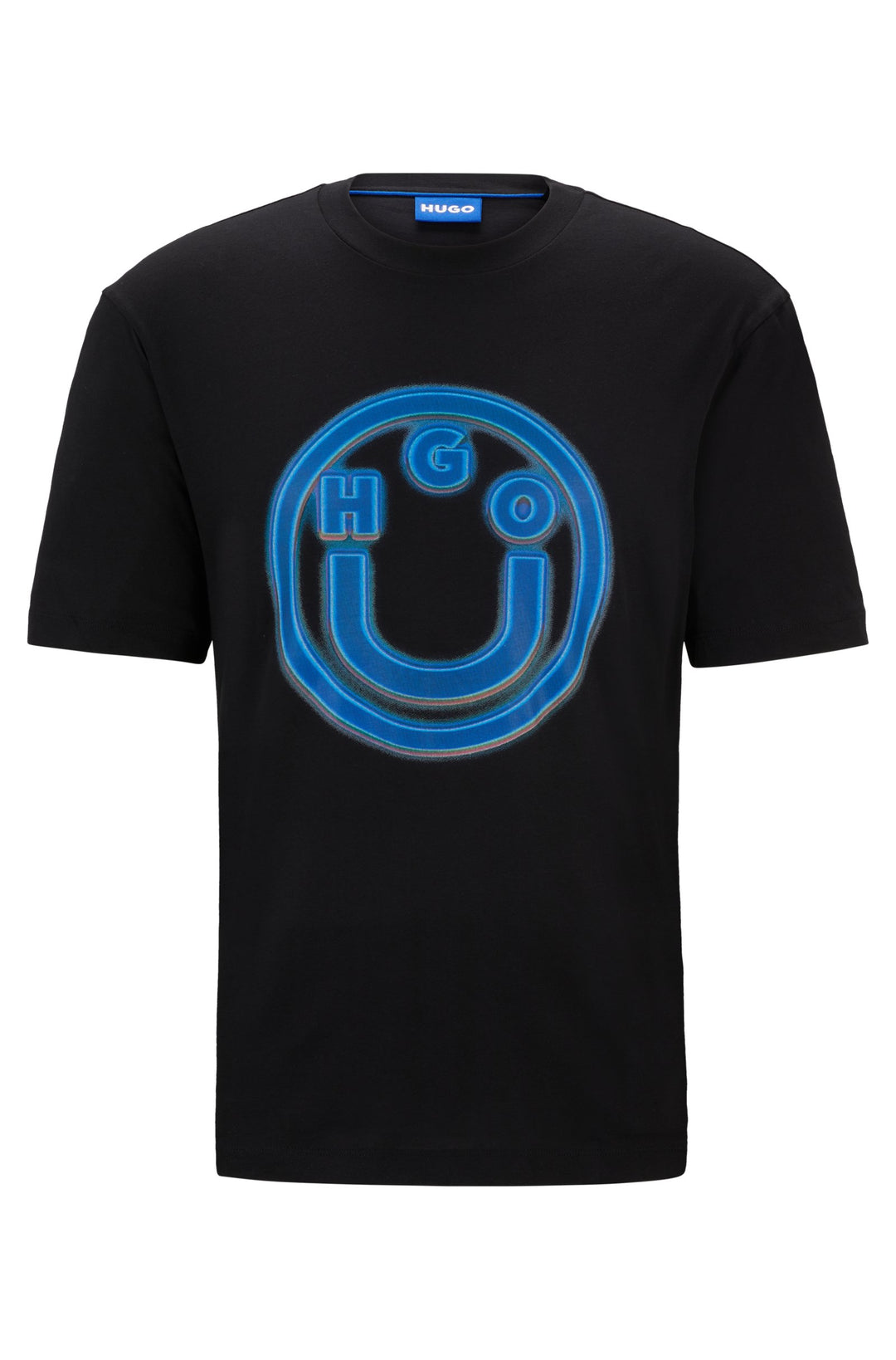 HUGO T-Shirts Regular Fit in Cotton - NAKOREE 10256045 01-50519706- Concorde Fashion#color_black-001