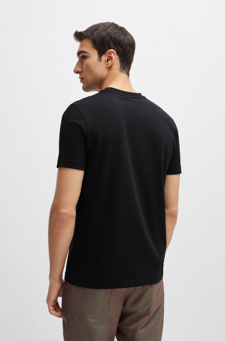 BOSS Regular Fit T-Shirts in Cotton Mix - TEE 10256064 01-50506373- Concorde Fashion#color_black-001