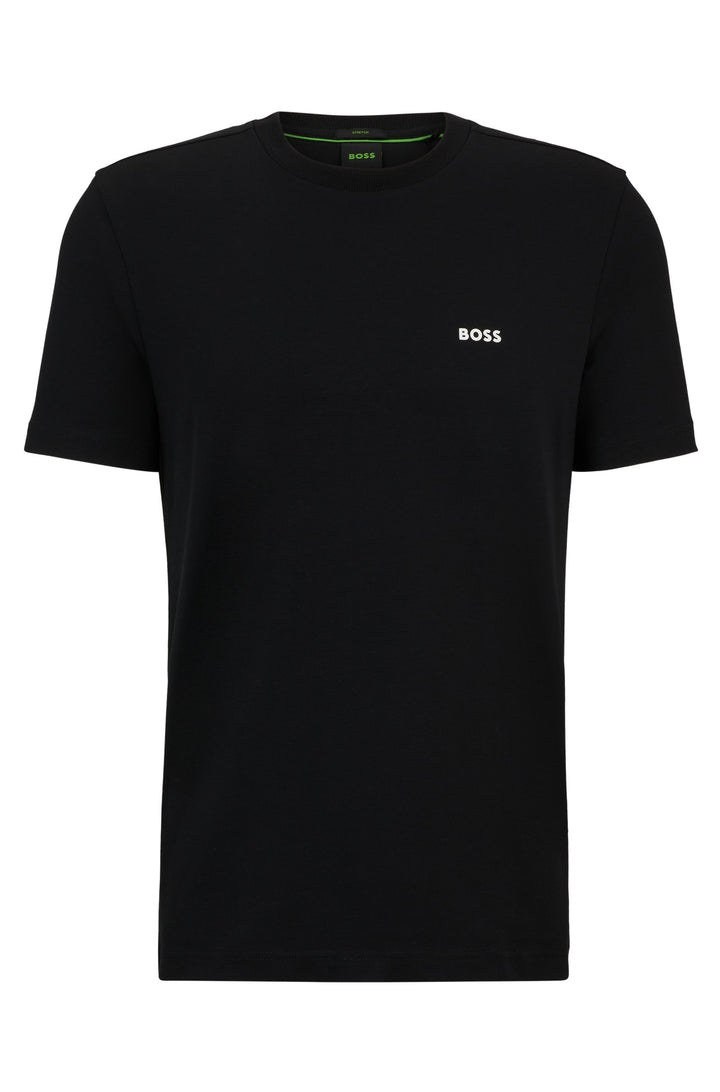 BOSS Regular Fit T-Shirts in Cotton Mix - TEE 10256064 01-50506373- Concorde Fashion#color_black-001