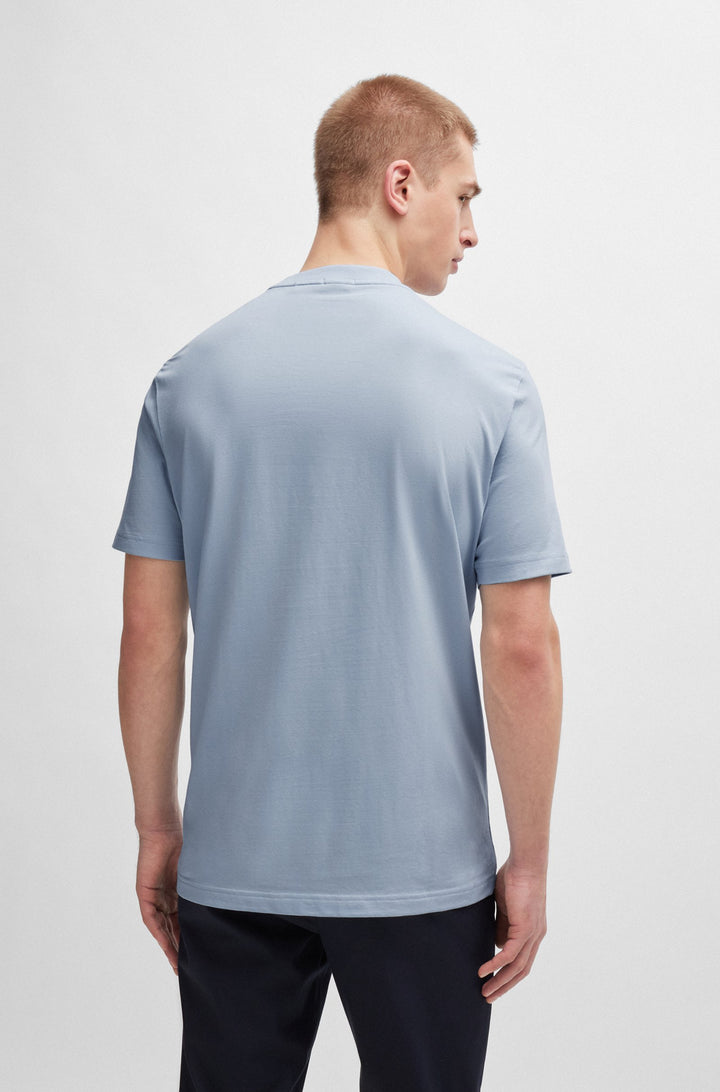 BOSS T-Shirts Regular Fit in Cotton Mix - TEE 10256064 01-50506373- Concorde Fashion#color_purple-527