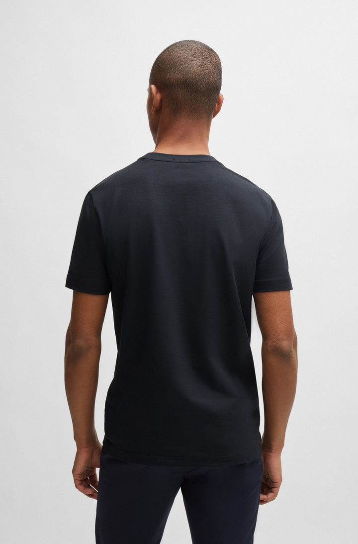BOSS Regular Fit T-Shirts in Cotton Mix - TEE 10256064 01-50506373- Concorde Fashion#color_navy-402