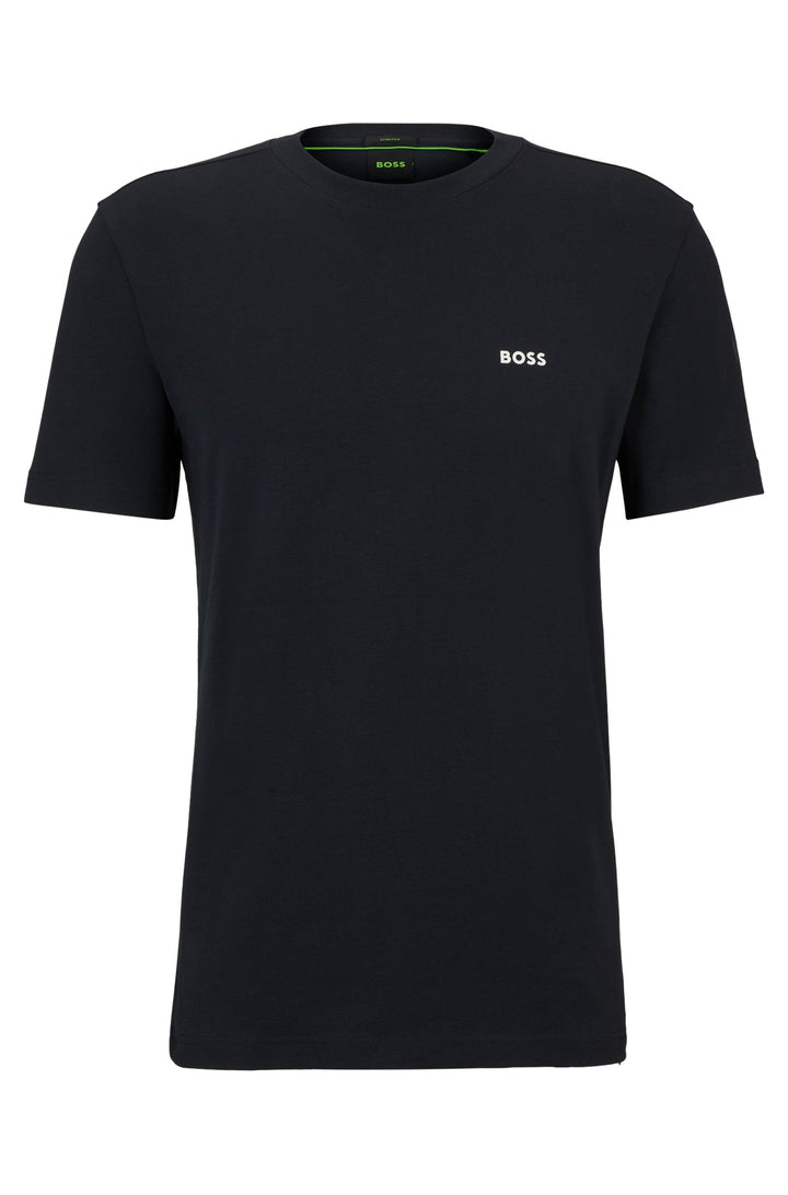 BOSS Regular Fit T-Shirts in Cotton Mix - TEE 10256064 01-50506373- Concorde Fashion#color_navy-402