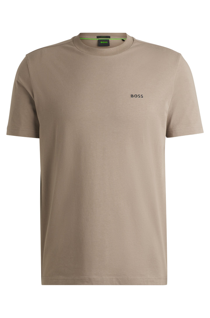 BOSS T-Shirts Regular Fit in Cotton Mix - TEE 10256064 01-50506373- Concorde Fashion#color_green-335