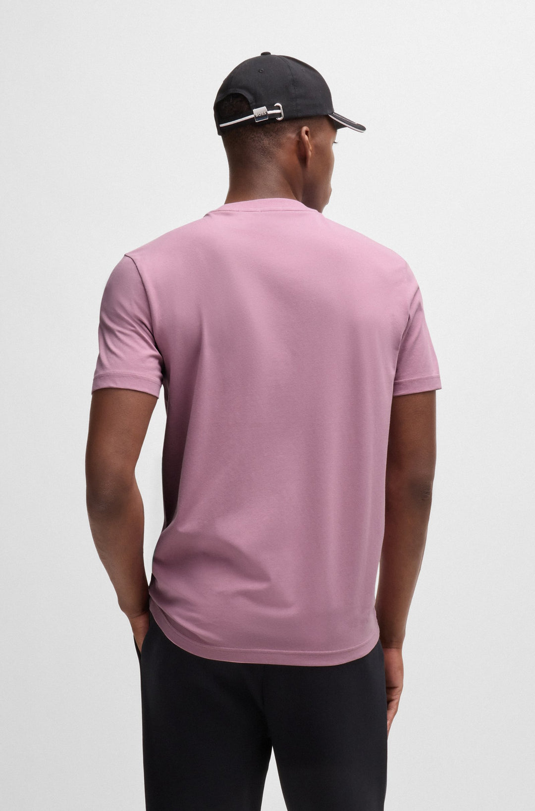 BOSS Regular Fit T-Shirts in Cotton Mix - TEE 10256064 01-50506373- Concorde Fashion#color_purple-531