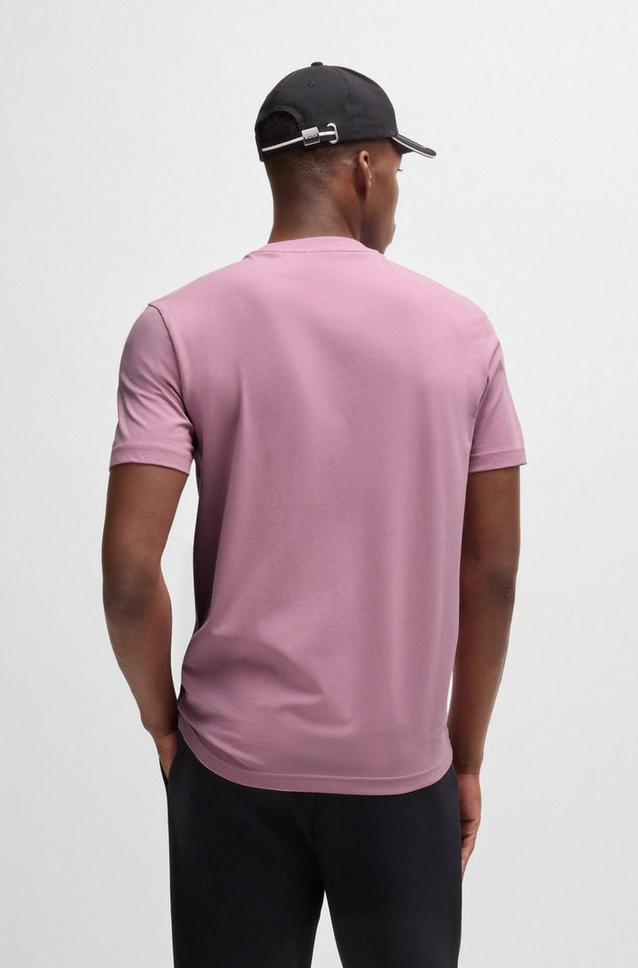 BOSS Regular Fit T-Shirts in Cotton Mix - TEE 10256064 01-50506373- Concorde Fashion#color_purple-531