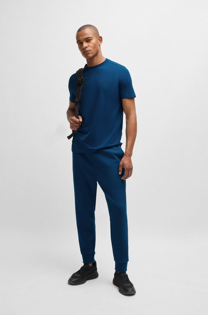 BOSS T-Shirts Regular Fit in Cotton Mix - TEE 10256064 01-50506373- Concorde Fashion#color_blue-494