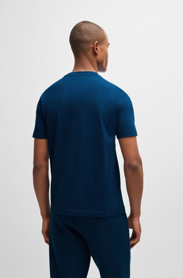 BOSS T-Shirts Regular Fit in Cotton Mix - TEE 10256064 01-50506373- Concorde Fashion#color_blue-494