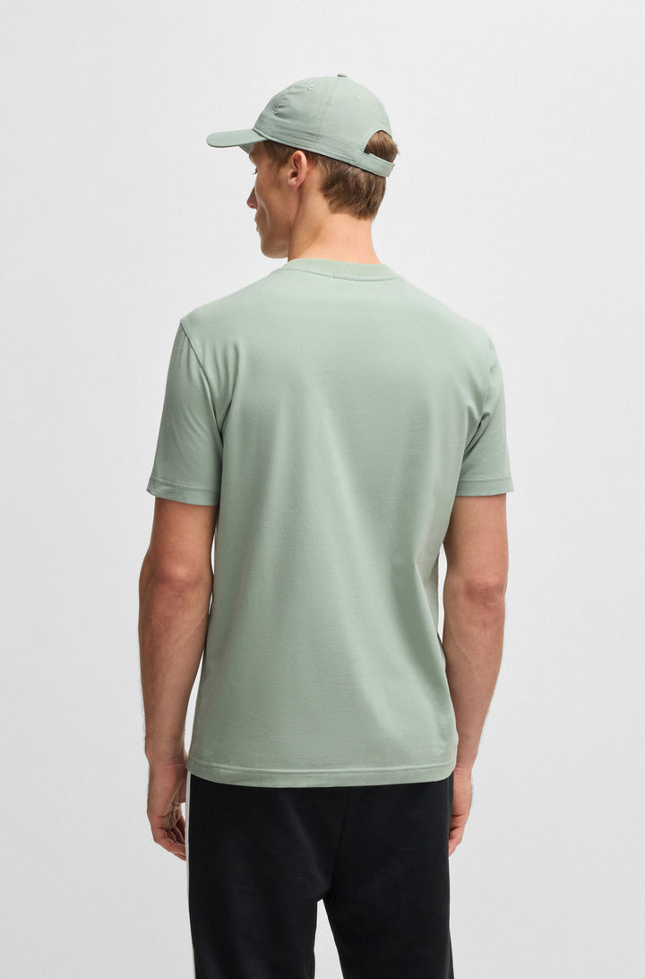 BOSS Regular Fit T-Shirts in Cotton Mix - TEE 10256064 01-50506373- Concorde Fashion#color_green-357