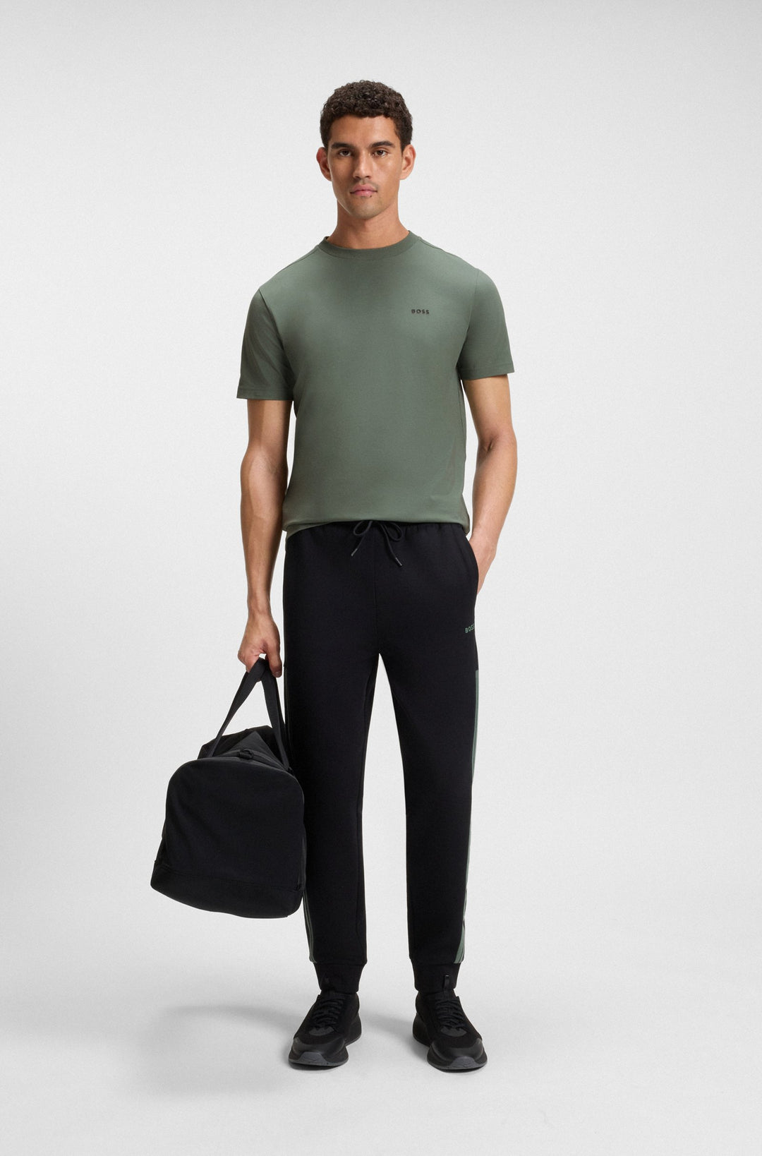BOSS Regular Fit T-Shirts in Cotton Mix - TEE 10256064 01-50506373- Concorde Fashion#color_green-358