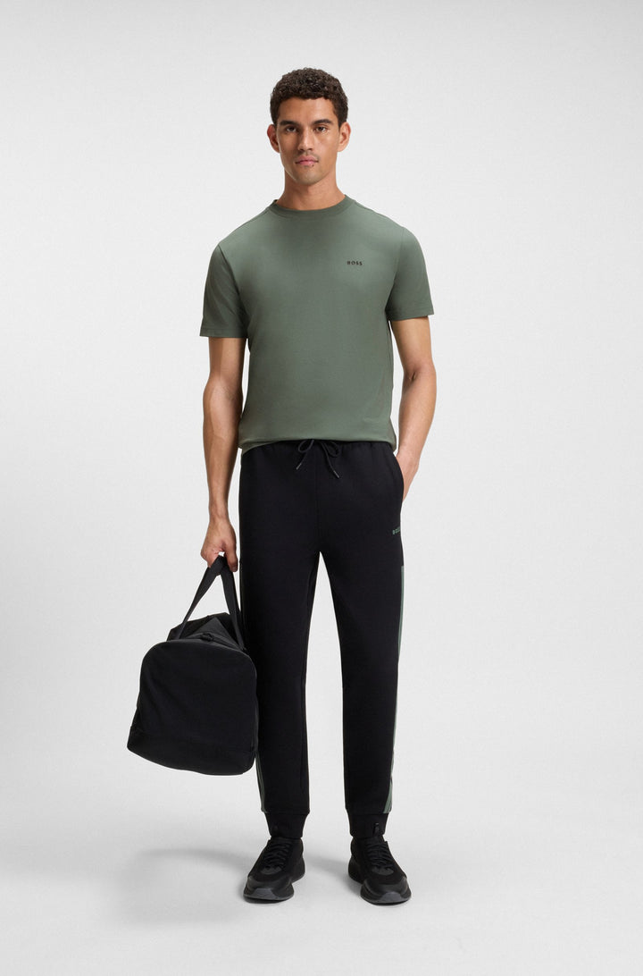 BOSS Regular Fit T-Shirts in Cotton Mix - TEE 10256064 01-50506373- Concorde Fashion#color_green-358