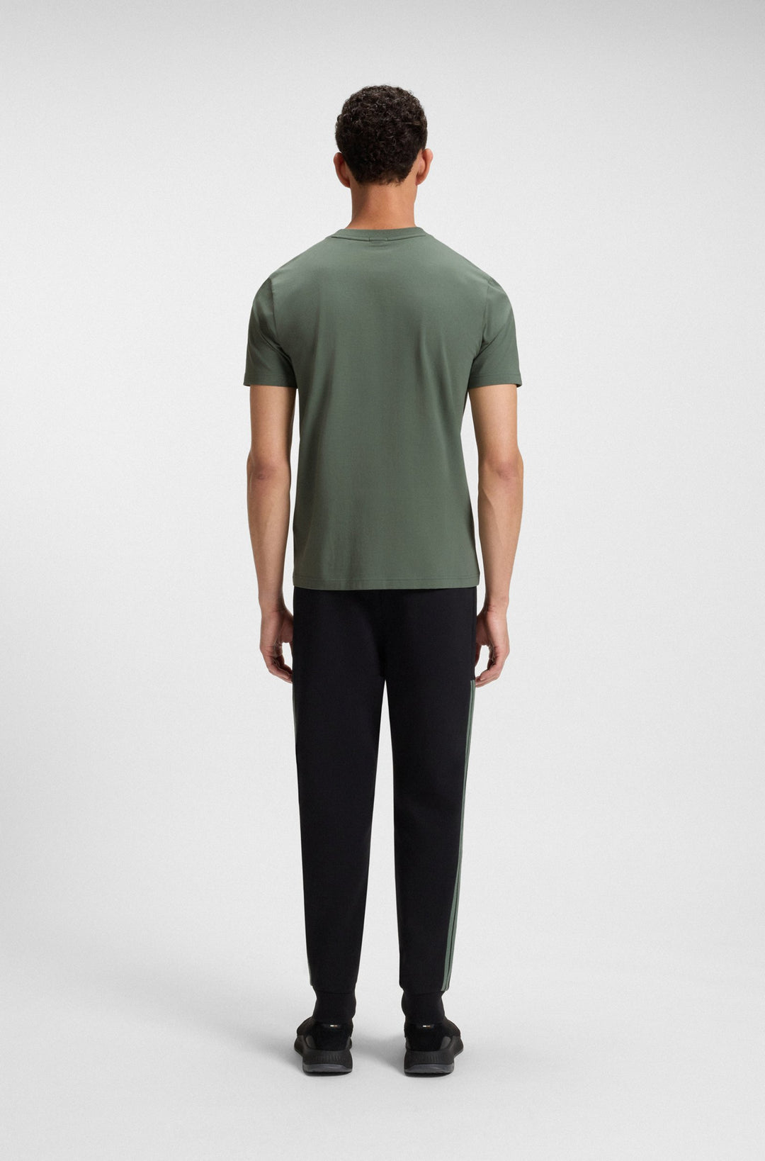 BOSS Regular Fit T-Shirts in Cotton Mix - TEE 10256064 01-50506373- Concorde Fashion#color_green-358