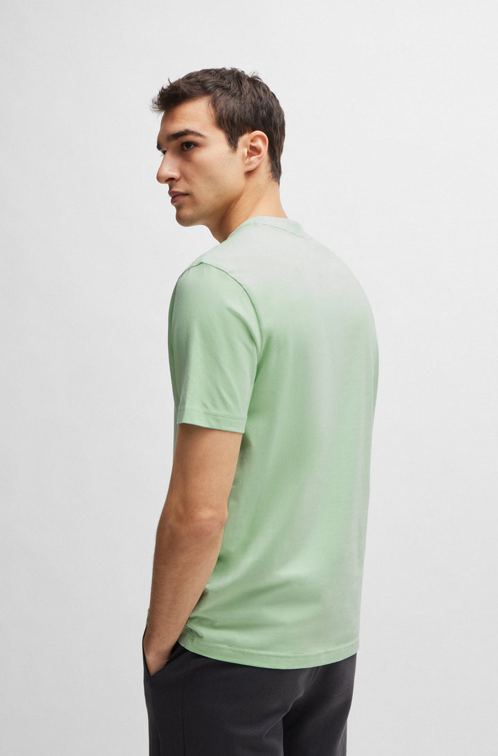 BOSS Regular Fit T-Shirts in Cotton Mix - TEE 10256064 01-50506373- Concorde Fashion#color_green-388