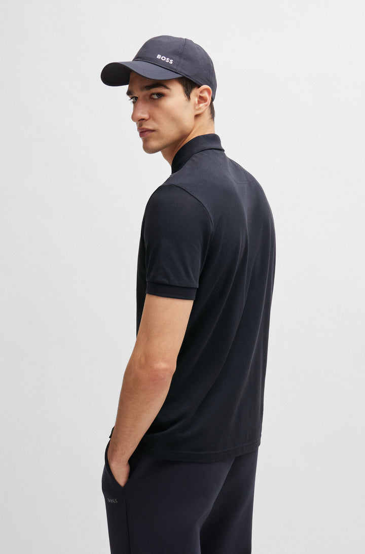 BOSS Polos Regular Fit in Cotton - PIO 1 10256488 01-50507583- Concorde Fashion#color_navy-402