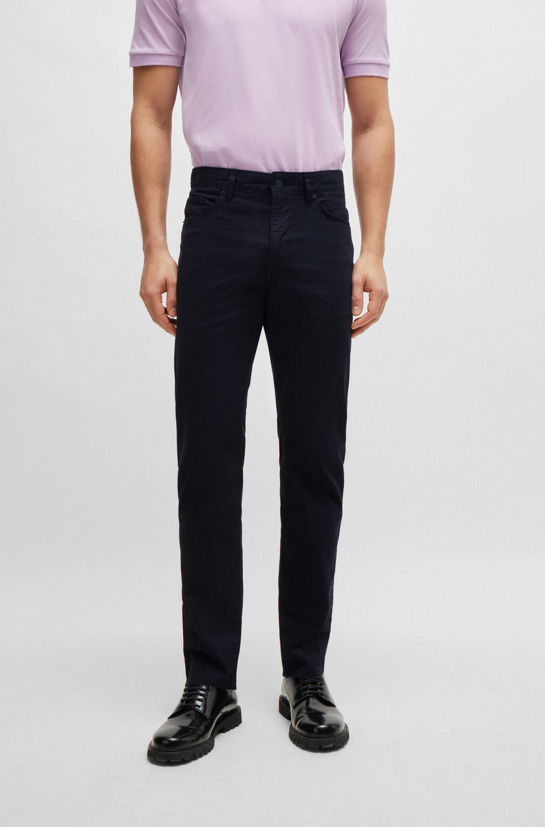 BOSS Slim Fit Jeans in Cotton Mix - DELAWARE3-1-20 10256491 01-50505445- Concorde Fashion#color_navy-404