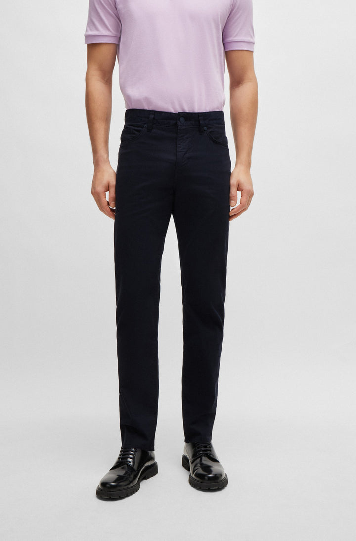 BOSS Slim Fit Jeans in Cotton Mix - DELAWARE3-1-20 10256491 01-50505445- Concorde Fashion#color_navy-404
