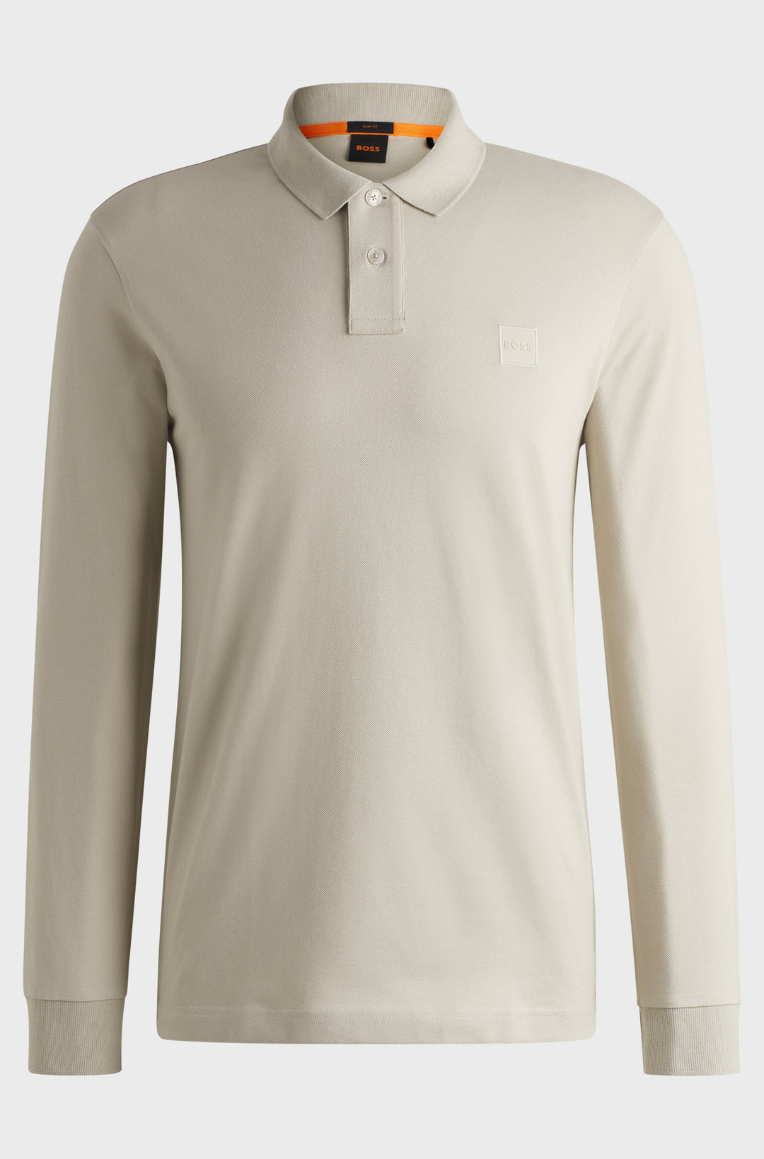 BOSS Polos Slim Fit in Cotton Mix - PASSERBY 10256683 01-50507704- Concorde Fashion#color_beige-271