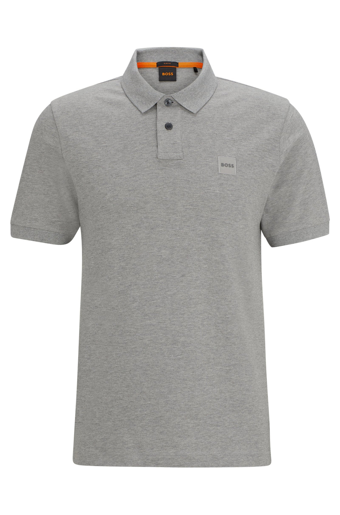 BOSS Slim Fit Polos in Cotton Mix - PASSENGER 10256683 01-50507803- Concorde Fashion#color_grey-051