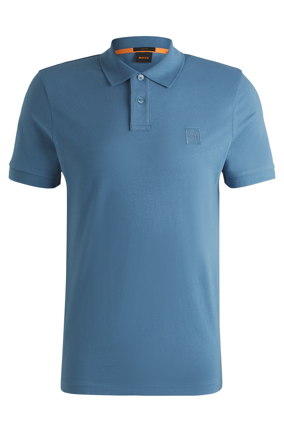 BOSS Polos Slim Fit in Cotton Mix - PASSENGER 10256683 01-50507803- Concorde Fashion#color_blue-462