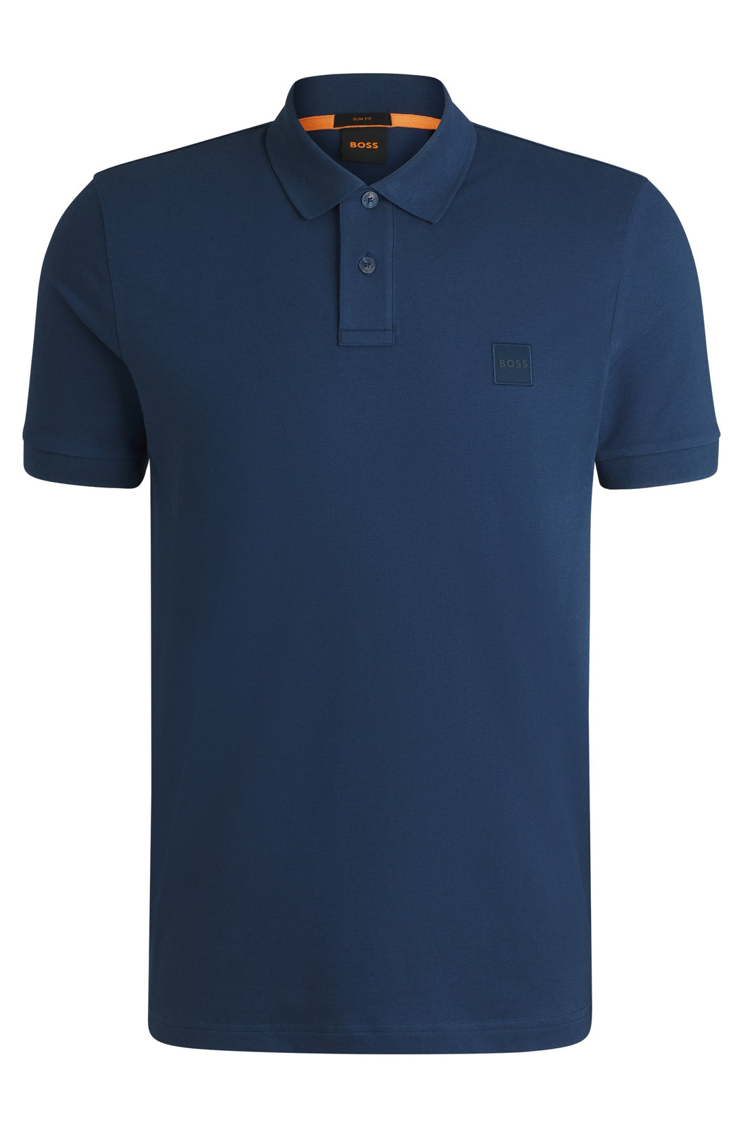 BOSS Polos Slim Fit in Cotton Mix - PASSENGER 10256683 01-50507803- Concorde Fashion#color_blue-466
